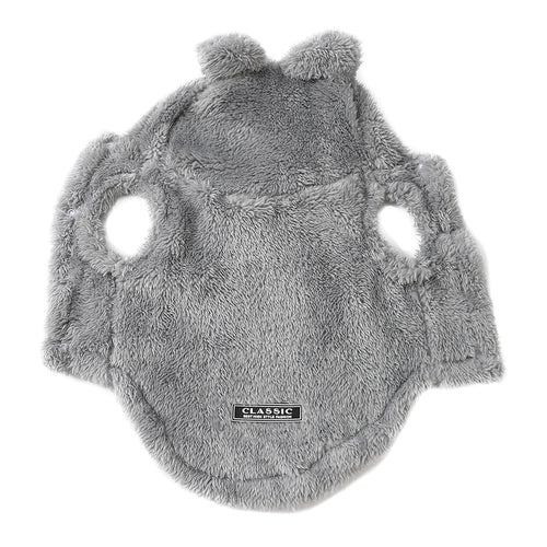 The Teddy Hoodie fluffy fleece dog coat