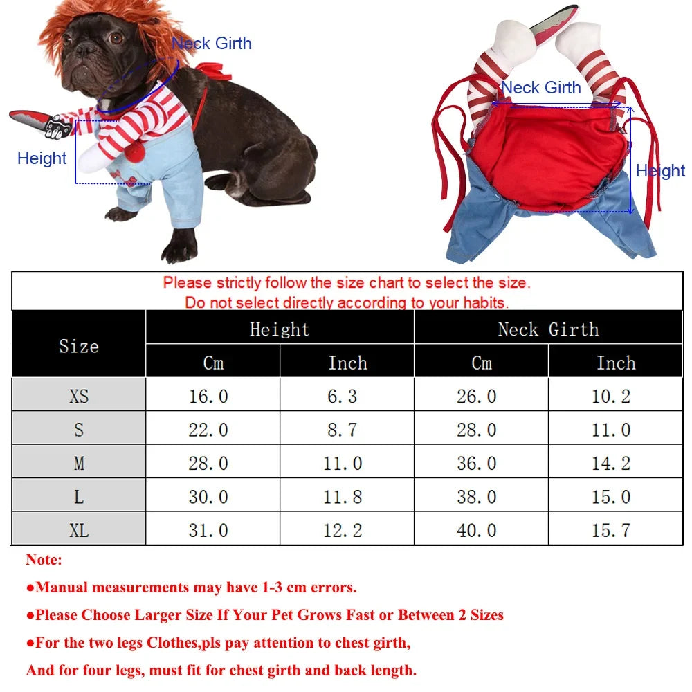 Dog Halloween costume on small breed
