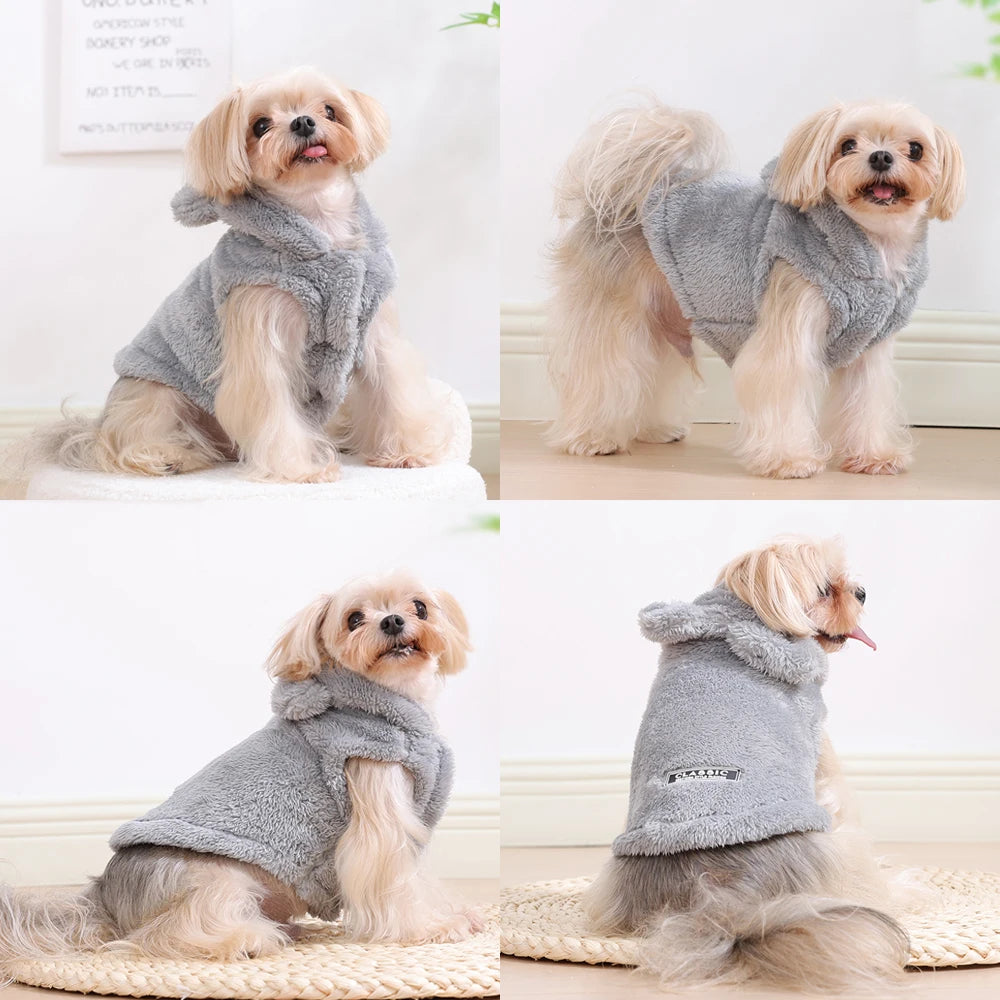 The Teddy Hoodie detail