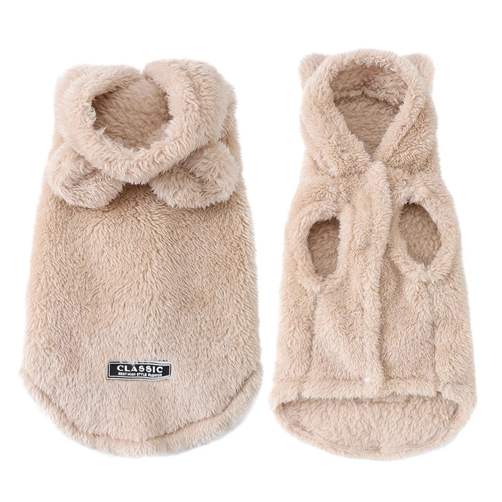 The Teddy Hoodie in Teddy Beige